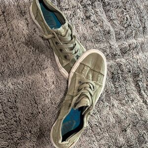 Blowfish Olive Canvas Sneakers